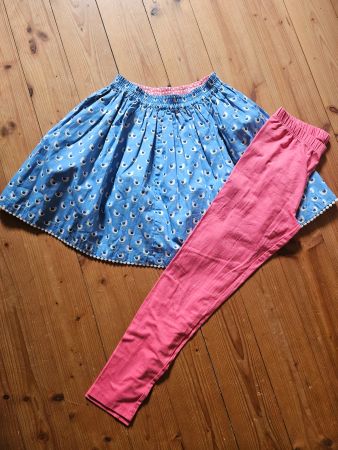 NEU Bio Jupe 146 kite & leggings, wie Frugi, Mini Boden