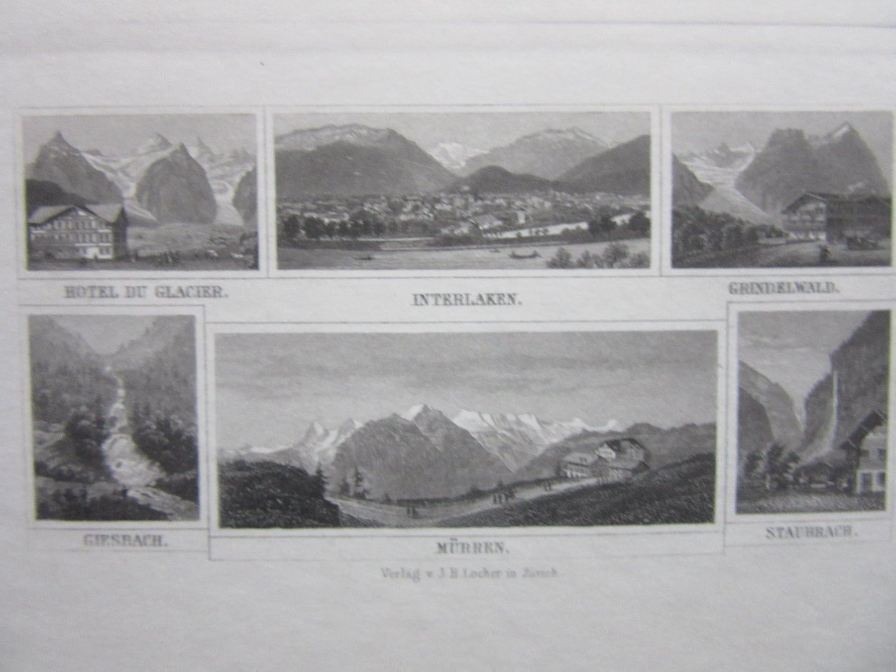 Stiche: INTERLAKEN  STAHLSTICH – Gebraucht aus Gersau von grafik-kunst