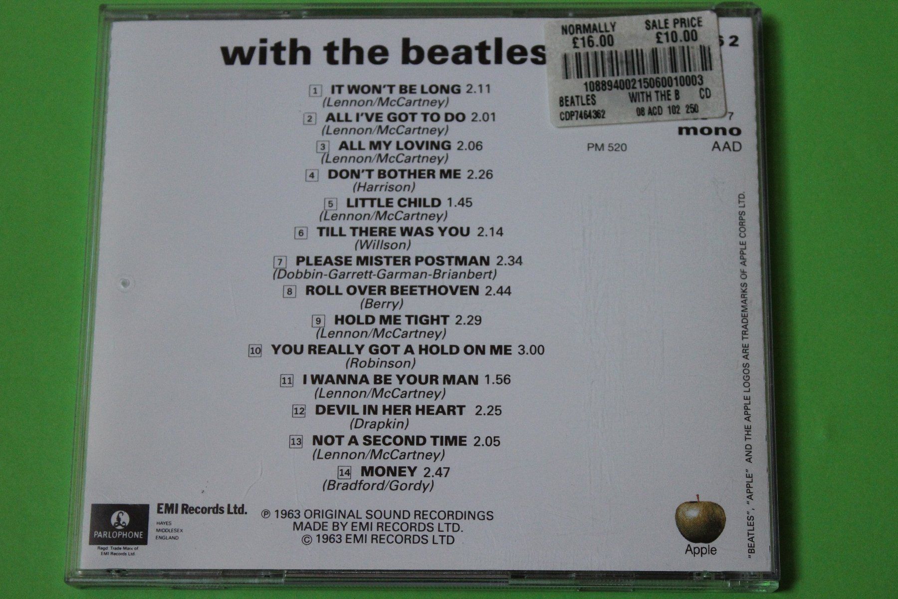 CDs: THE BEATLES - WITH THE BEATLES CD – Gebraucht aus Tübach von JamesStone 2