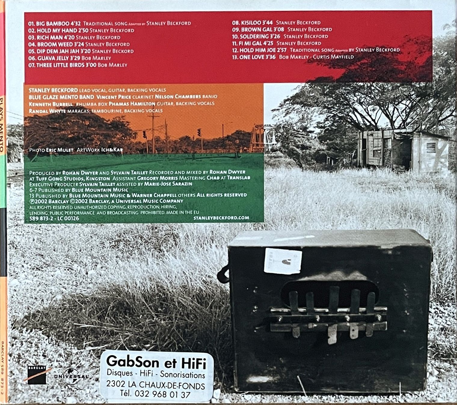 CD: Stanley Beckford CD Digipack - Plays Mento – Usato da Savagnier venduto da Ne2065 1