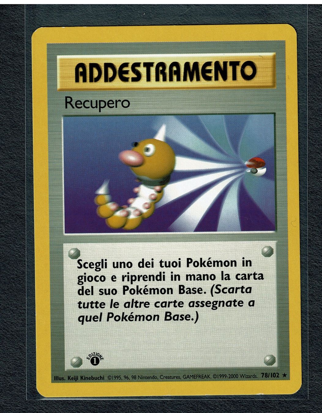 Carta Pokemon Recupero set base 1st edition ITA (Usato) a Zürich per ...