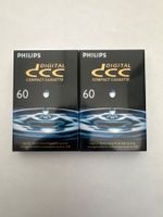 2x Philips DCC Digital Compact Cassette 60 Min., Neu & OVP