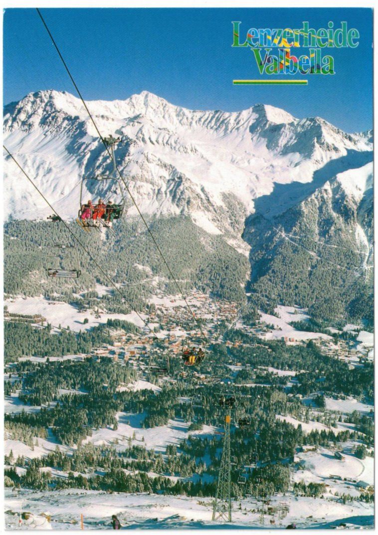 Cartoline postali: Lenzerheide - Sessellift Piz Scalottas – Usato da Binningen venduto da Mountainrider