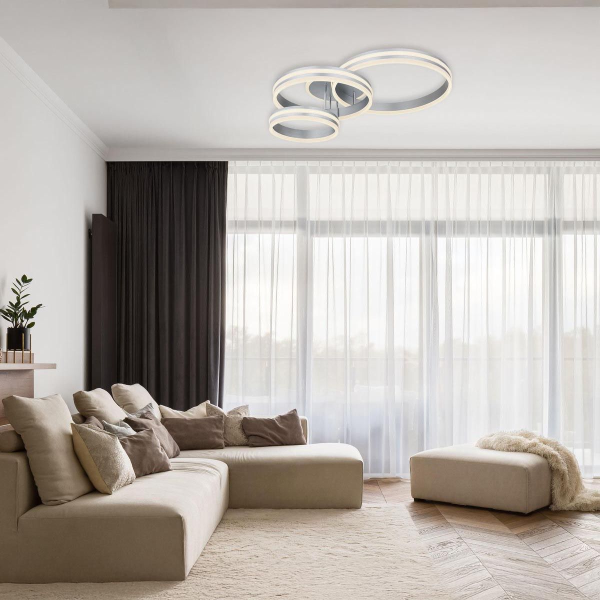 Lampadari & plafoniere: LED Deckenleuchte, CCT, 80 cm x 60 cm – Nuovo (secondo la descrizione) da Kreuzlingen venduto da Smart-Light 1