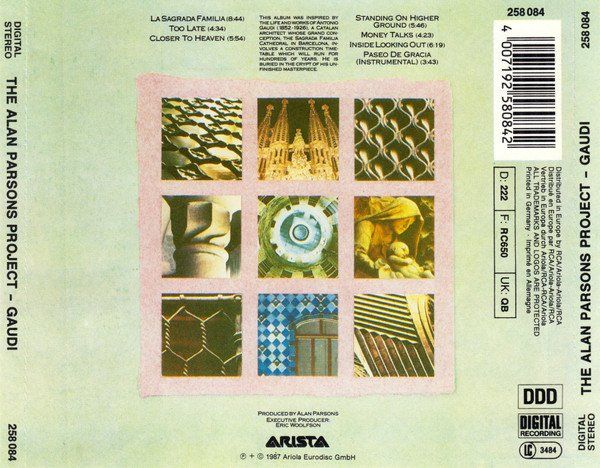 CD: CD Alan Parsons Project - Gaudi (1987) – Usato da Möriken AG venduto da mineralia 1