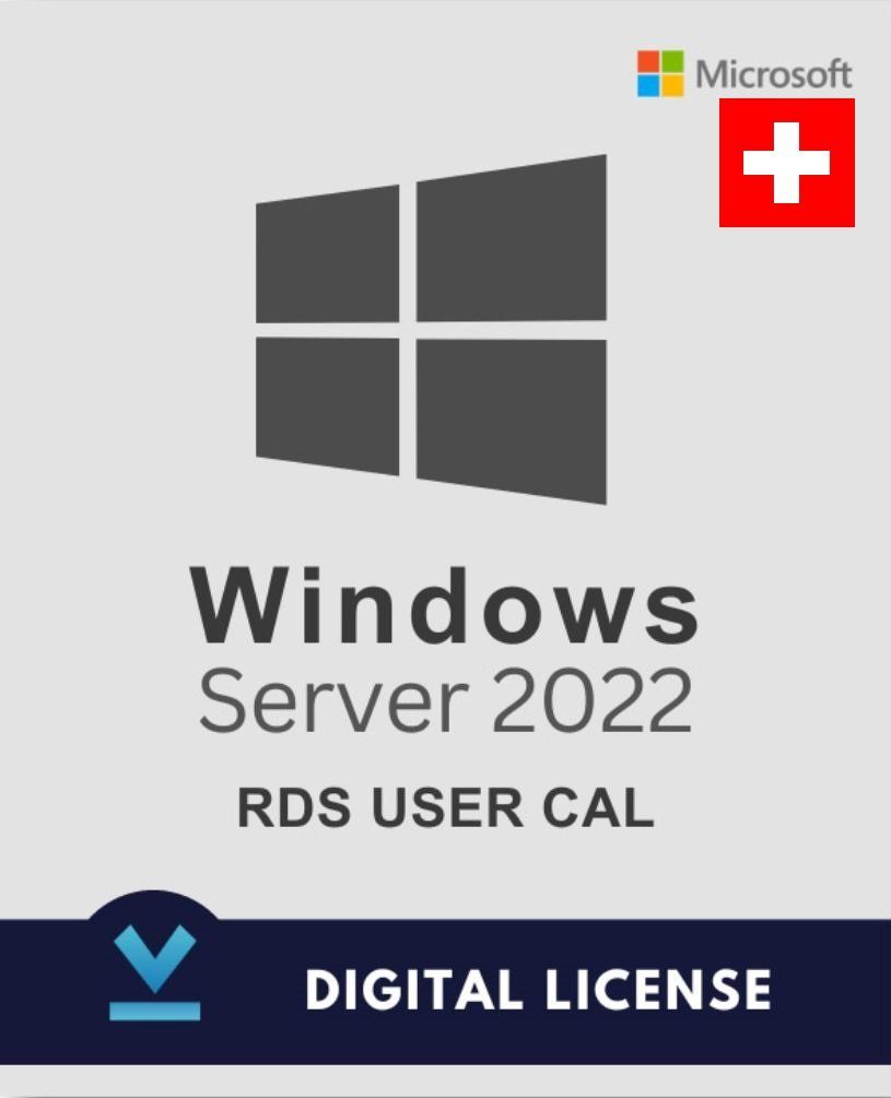 Software: Microsoft Windows Server 2022 Lizenz für RDS 50 User – Nuovo e nell'imballaggio originale da Rümlang venduto da Swiss_Flash_Deal
