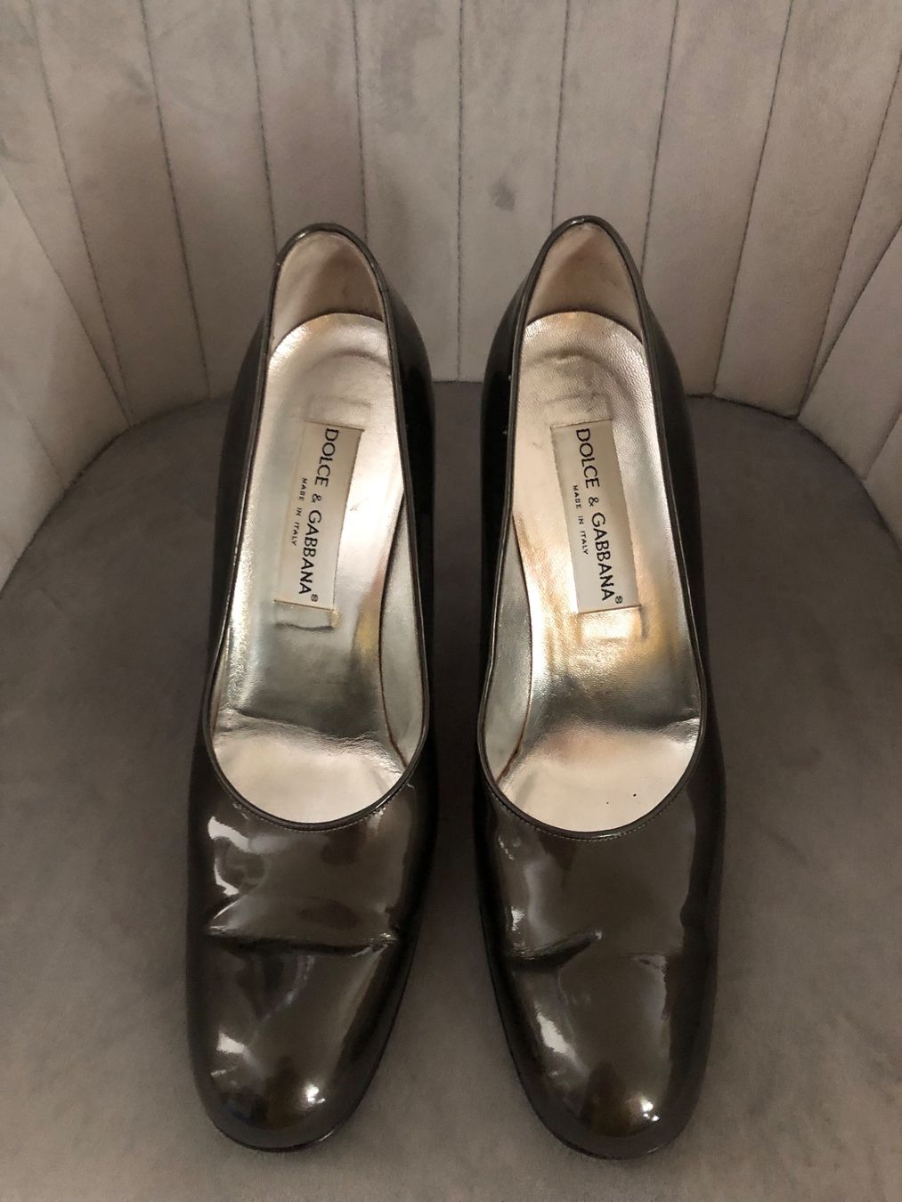 Dolce & Gabbana Scarpe da donna: Dolce&Gabbana Highheels platinum – Usato da St. Moritz venduto da Capricorn88