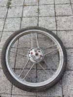 Vorderrad Felge 5-Speichen 17 Zoll Mofa Puch mit Reifen