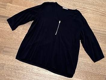 Camicette: leichte schwarze Bluse - S / M – Usato da St. Niklausen LU venduto da Sundy01