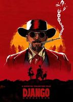 Django Unchained Druck auf Stoff, 20 x 30 cm, ungerahmt