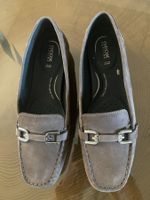Geox Respira Mokassins, Wildleder braun, Gr. 40