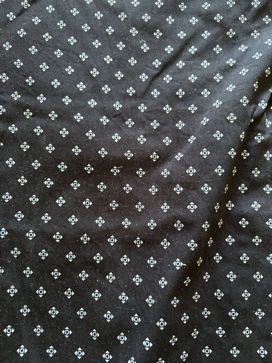 H&M Pantaloni: Dunkelblaue gemusterte Sommer Hose Grösse 52 – Nuovo (secondo la descrizione) da Wald AR venduto da bertli00 1