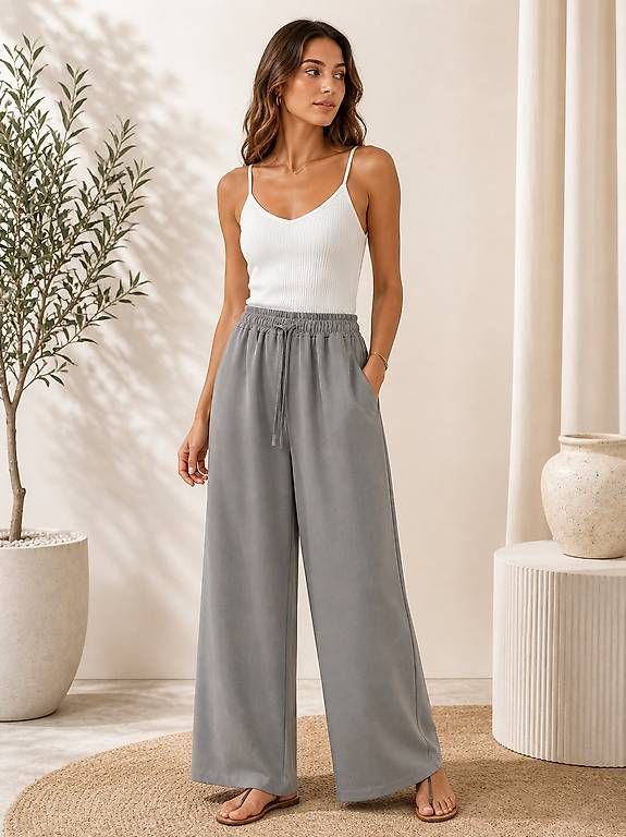 Pantaloni: Pantaloni palazzo MIxeri – Usato da Lugano venduto da mic_zcm7
