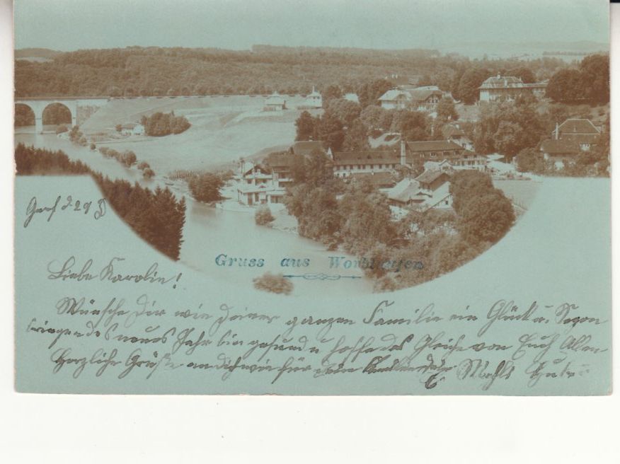 Cartoline postali: Worblaufen 1903 – Usato da Bürglen TG venduto da StampGraf