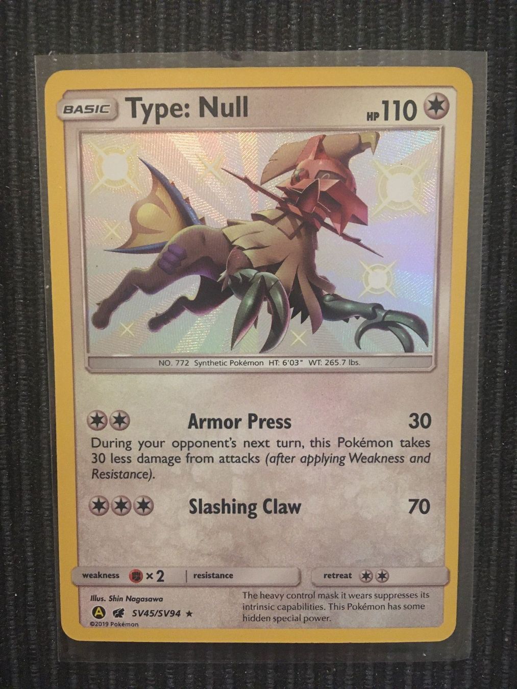 Pokémon Carte collezionabili: Pokemon Type Null Shiny Hidden Fates – Nuovo (secondo la descrizione) da Wabern venduto da Collectfun