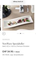 Villeroy&Boch, 2 Stk. New Wave Spezialteller, neu