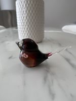 Oiseau Verre de Murano d'origine / Muranoglas Vogel Vintage