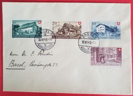 B201) 1949 FDC Pro Patria Kt. 200.-
