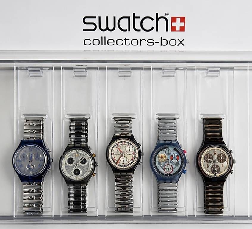 Orologi: Swatch Irony Chrono Set + Collector Box – Usato da Uster venduto da barkingarky01 1