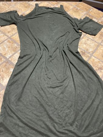 Armani abito Spalle scoperte-Con pelle scamosciata tg.S/M