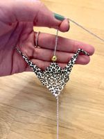 Origami Kranich Girlande Leoprint