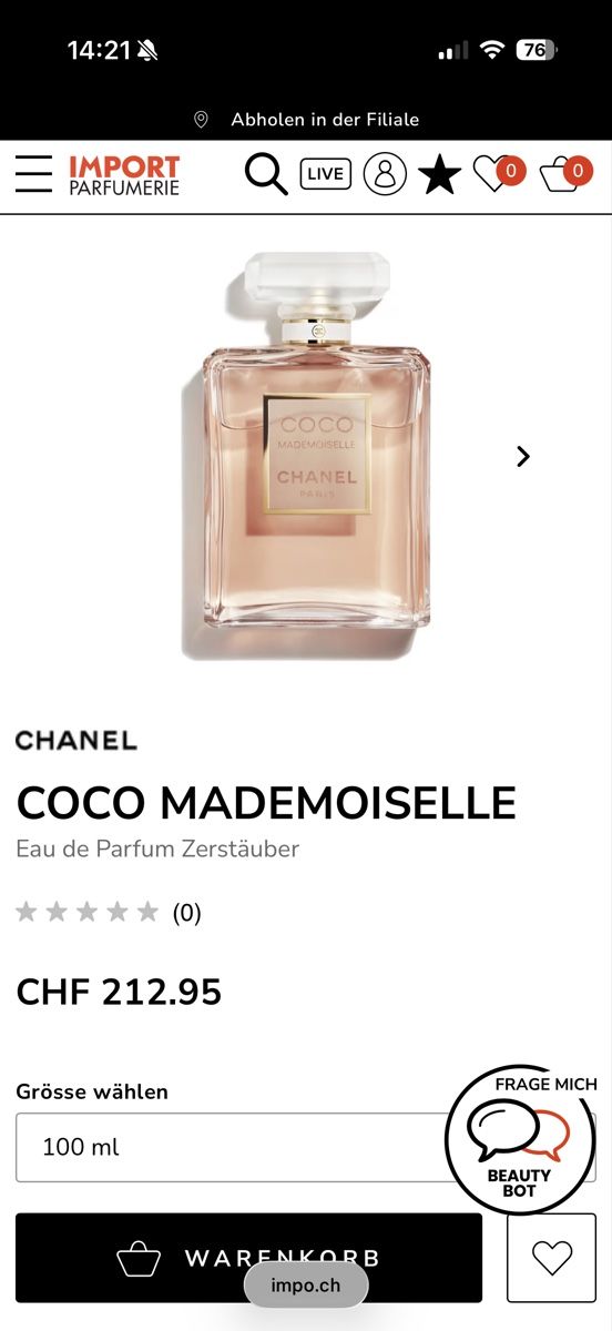 Chanel Profumi & Eau de Toilette: Chanel COCO MADEMOISELLE, 100 ml – Nuovo (secondo la descrizione) da Winterthur venduto da dsalmina 2