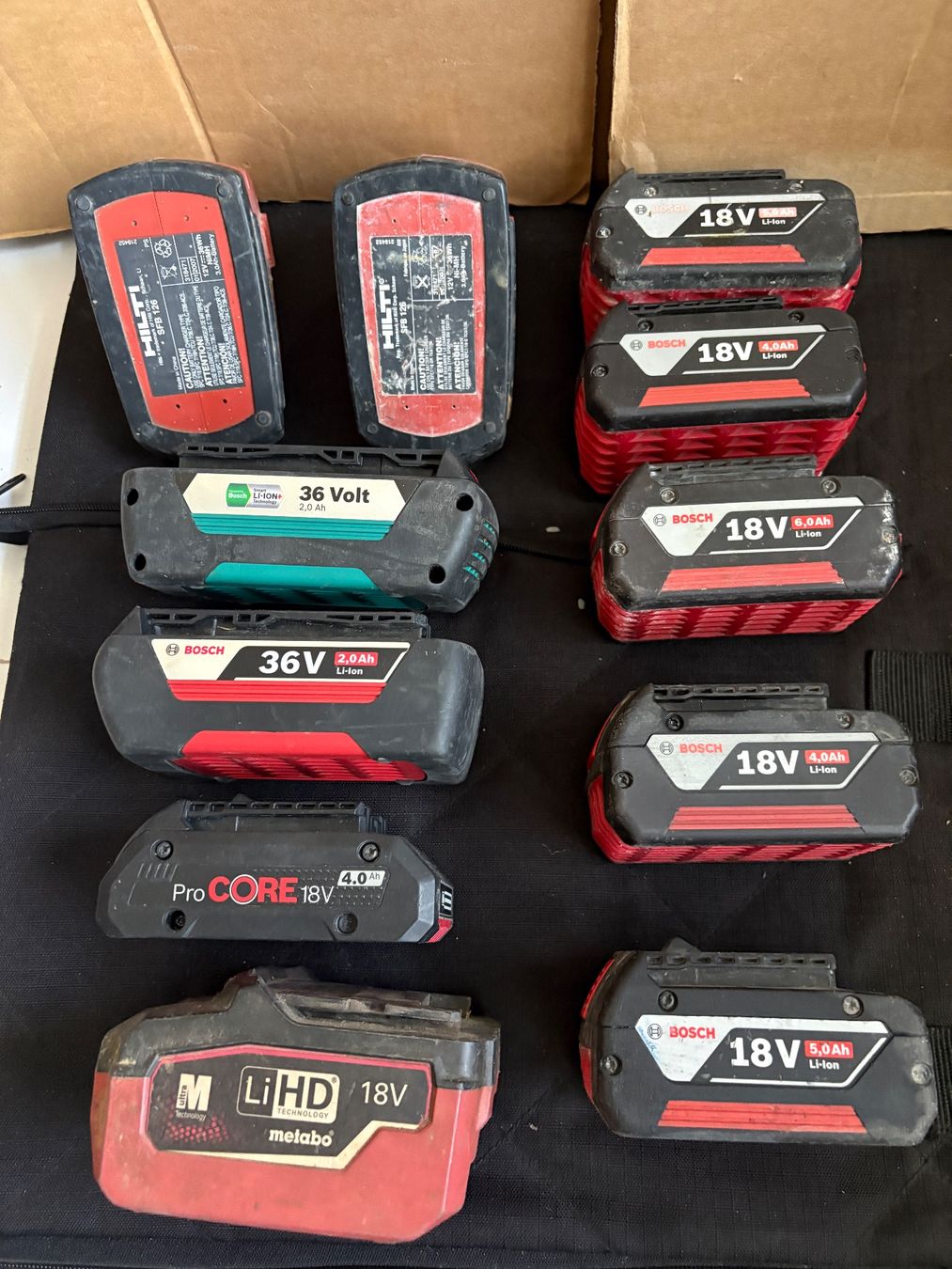 Bosch Accus & piles: 11x Verscheiden Batterie – Défectueux à Lausen par sen_jm7c 1