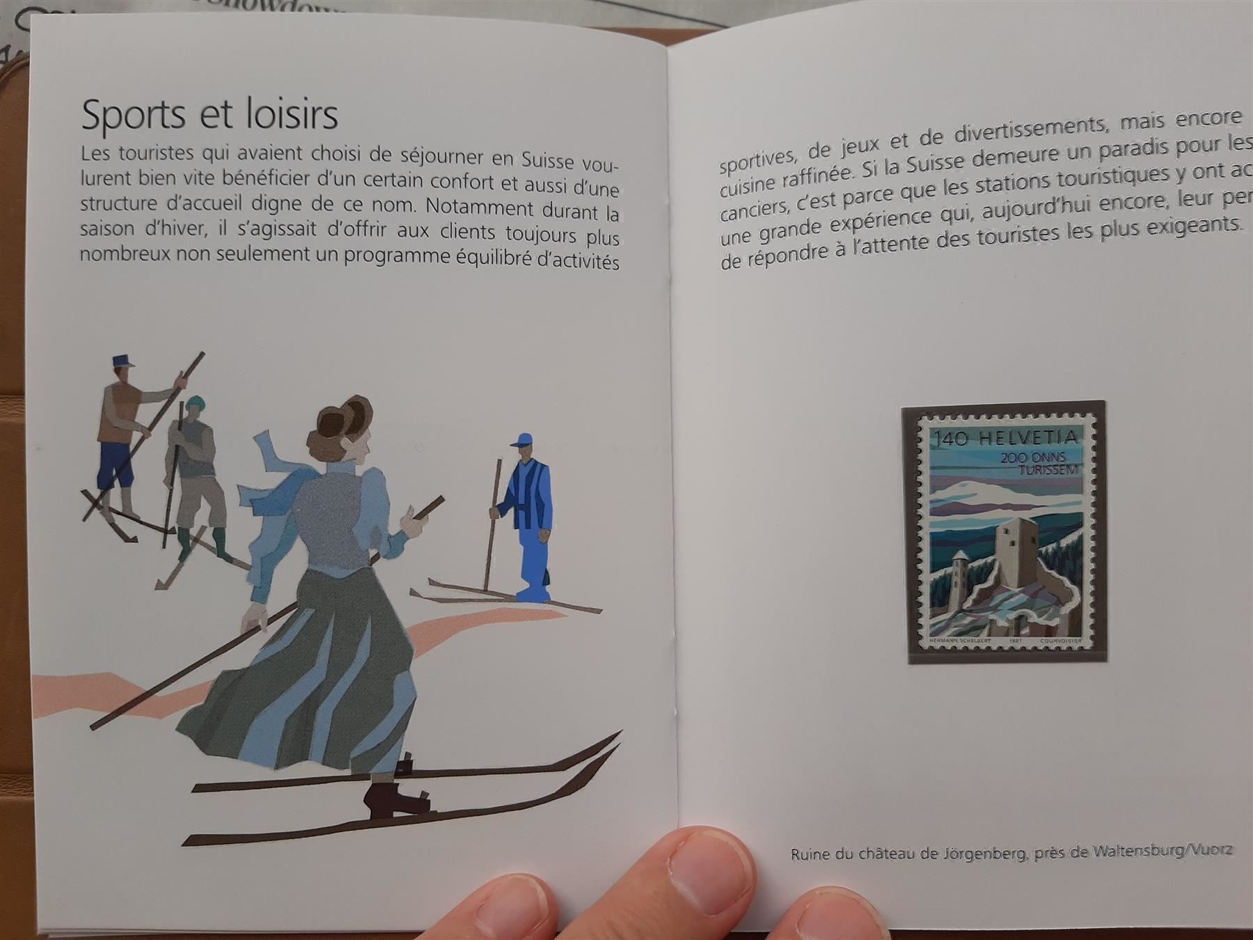 Tous les timbres: 1987 Tourismusbüchlein Postfrisch – Neuf (Voir description) à Affoltern am Albis par Andrezc 4