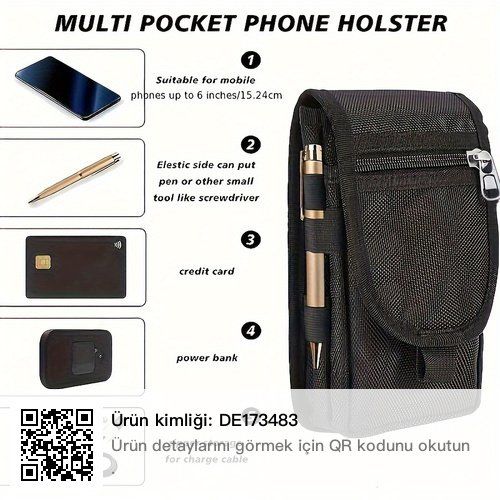 Borse: 1X Multifunktionale Handytasche mit abnehmbarer – Nuovo (secondo la descrizione) da Waldenburg venduto da suzukibl 6