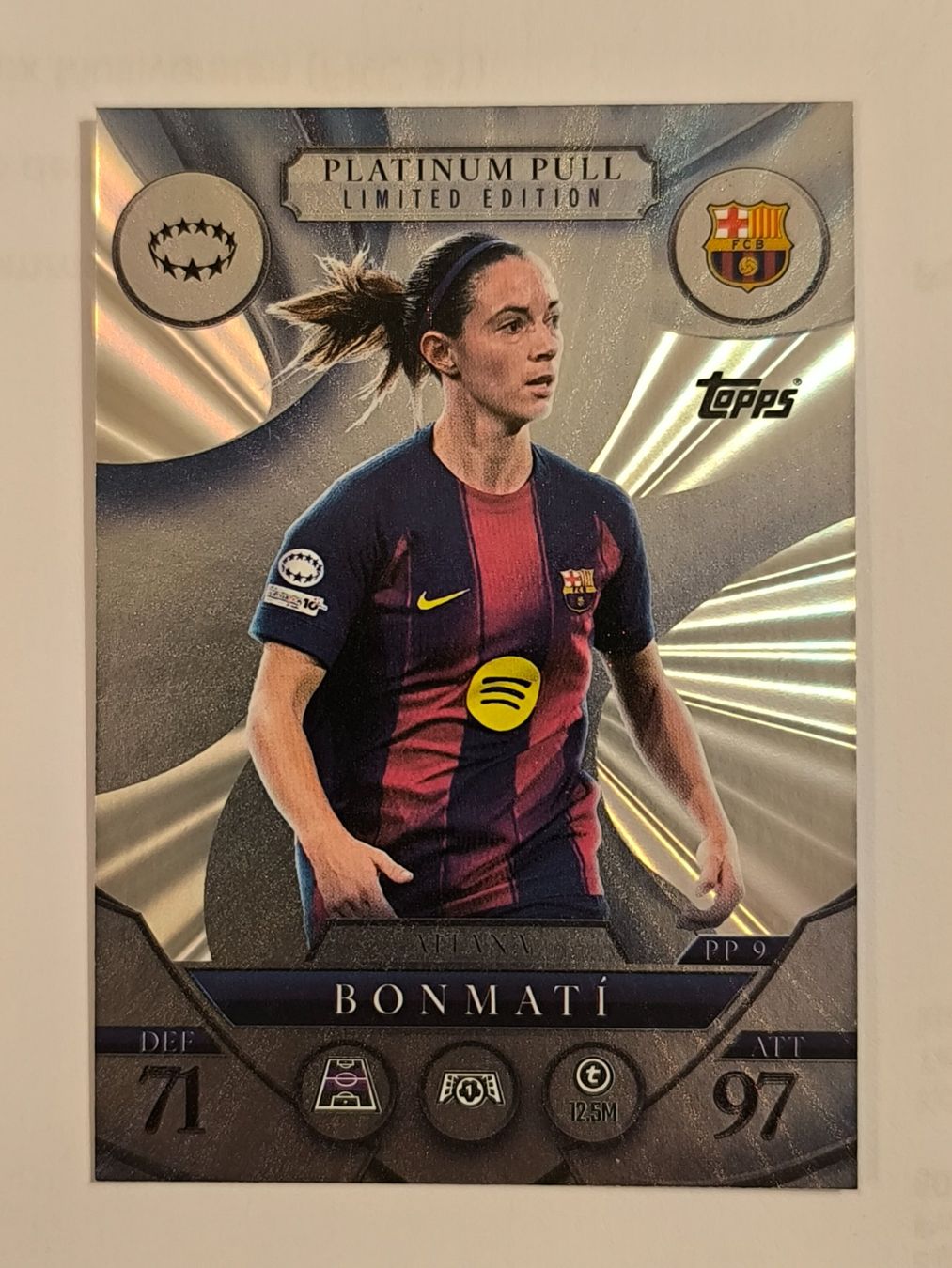 Topps Carte collezionabili: Match Attax Extra 25/26 - Platinum Pull - Bonmati - PP9 – Usato da Zürich venduto da manito89