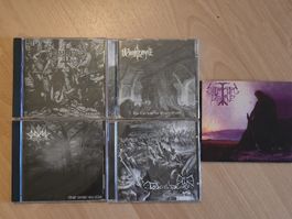 5 Black Metal CDs diverse Bands guter Zustand
