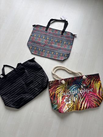 3er Set: Sommer-Taschen, Strandtaschen, Reisetaschen, Top!