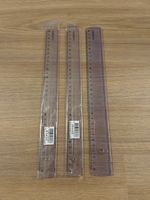 3 règles de 30cm plastique neuves