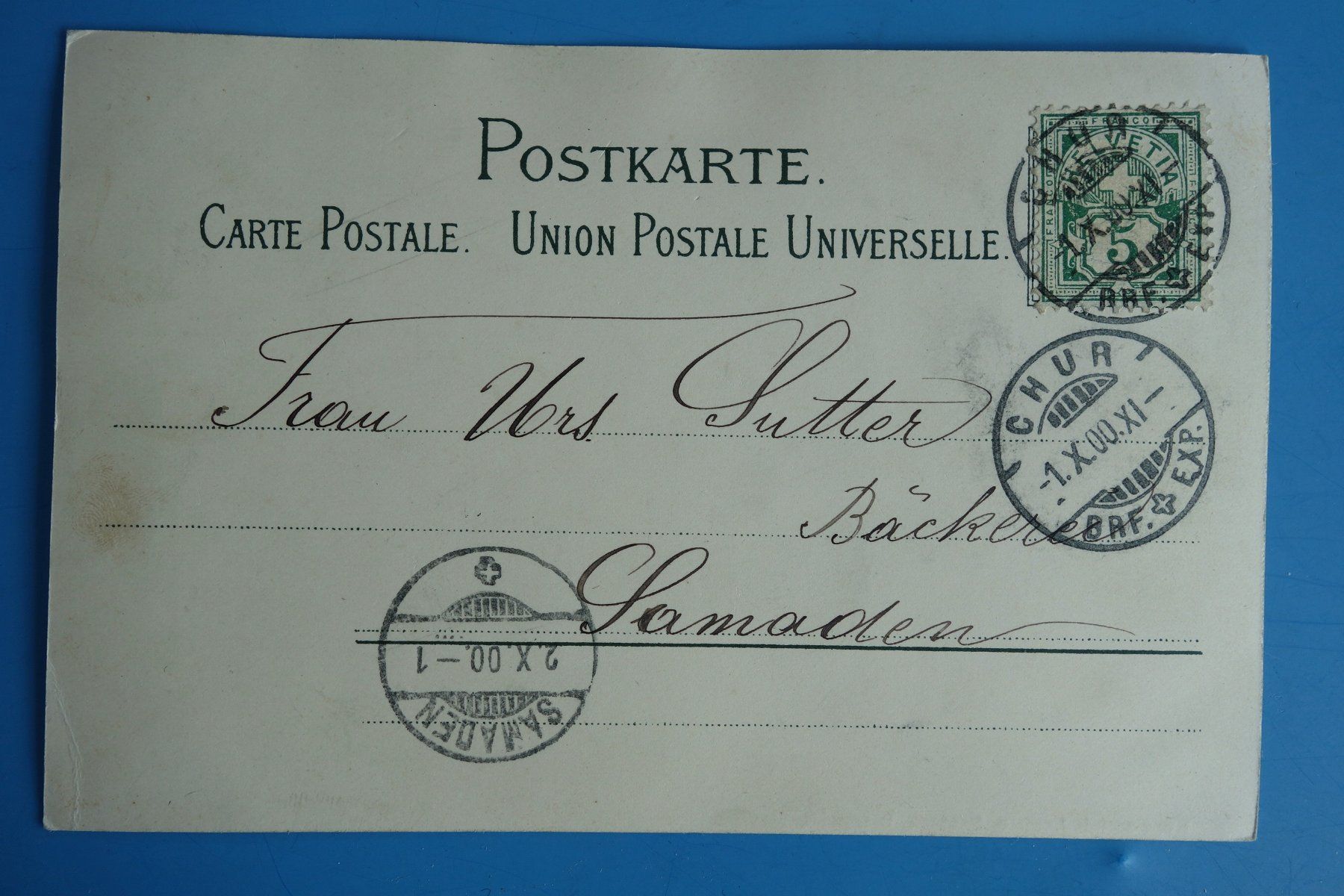 Cartoline postali: RORSCHACH LITHO mit Hafen - 1900 - Gruss aus Rorschach – Usato da Ibach venduto da Ibanto 1
