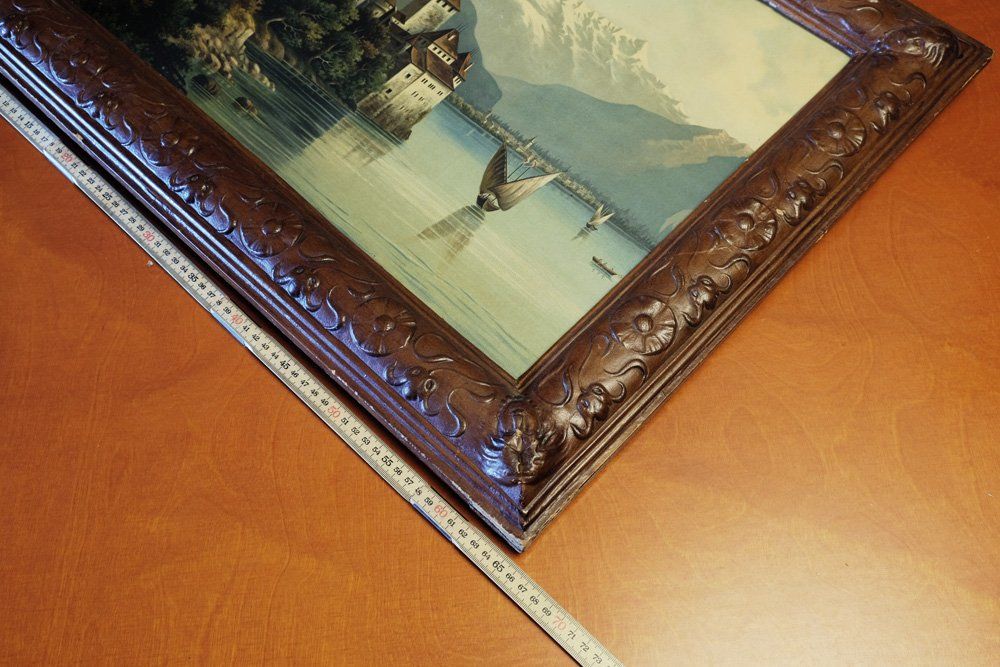 Gemälde: Château de Chillon - Tableau – Gebraucht aus Morgins von Laurentcorinne 2