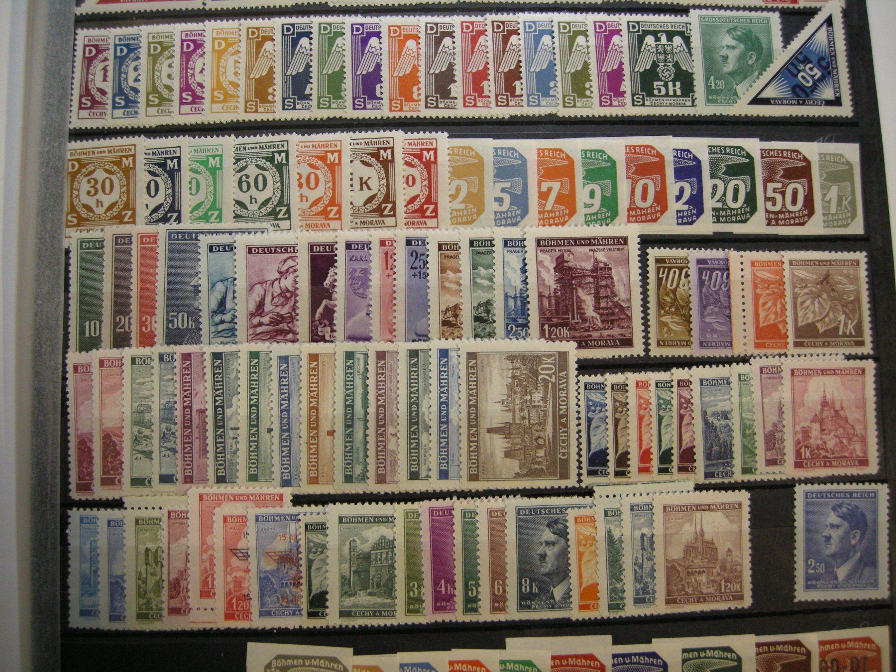 Tutti i francobolli: LOT BÖHMEN UND MÄHREN, POSTFRISCH**,  181 WERTE – Usato da Rüti ZH venduto da jupi1945 2