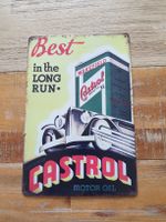 Retro Blechschild "Castrol Motor Oil"