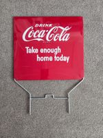 Original Coca-Cola Flaschenregalschild
