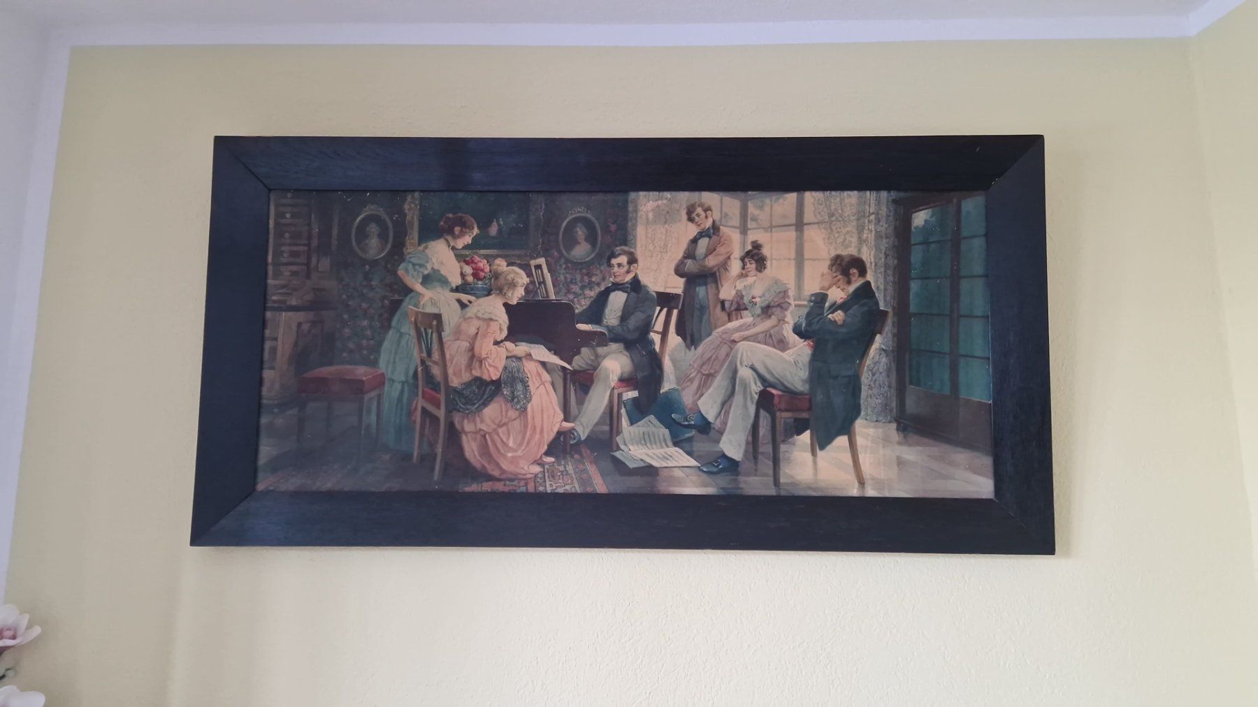 Foto & Immagini: Quadro con cornice, scena musicale, 19° secolo, ottimo stato – Usato da Rothrist venduto da peppina06