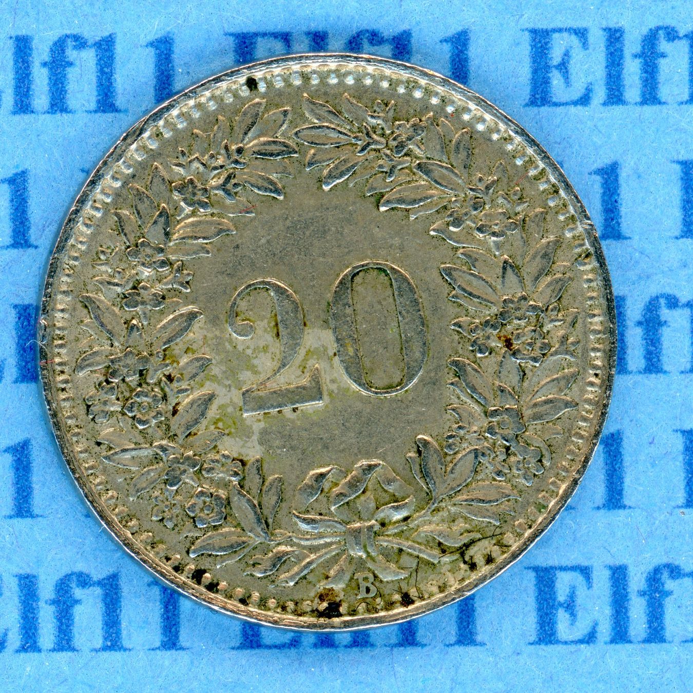 Tutti le monete: CHF___0.20 1953 -vz 20 Rappen – Usato da Widnau venduto da Elf11 1