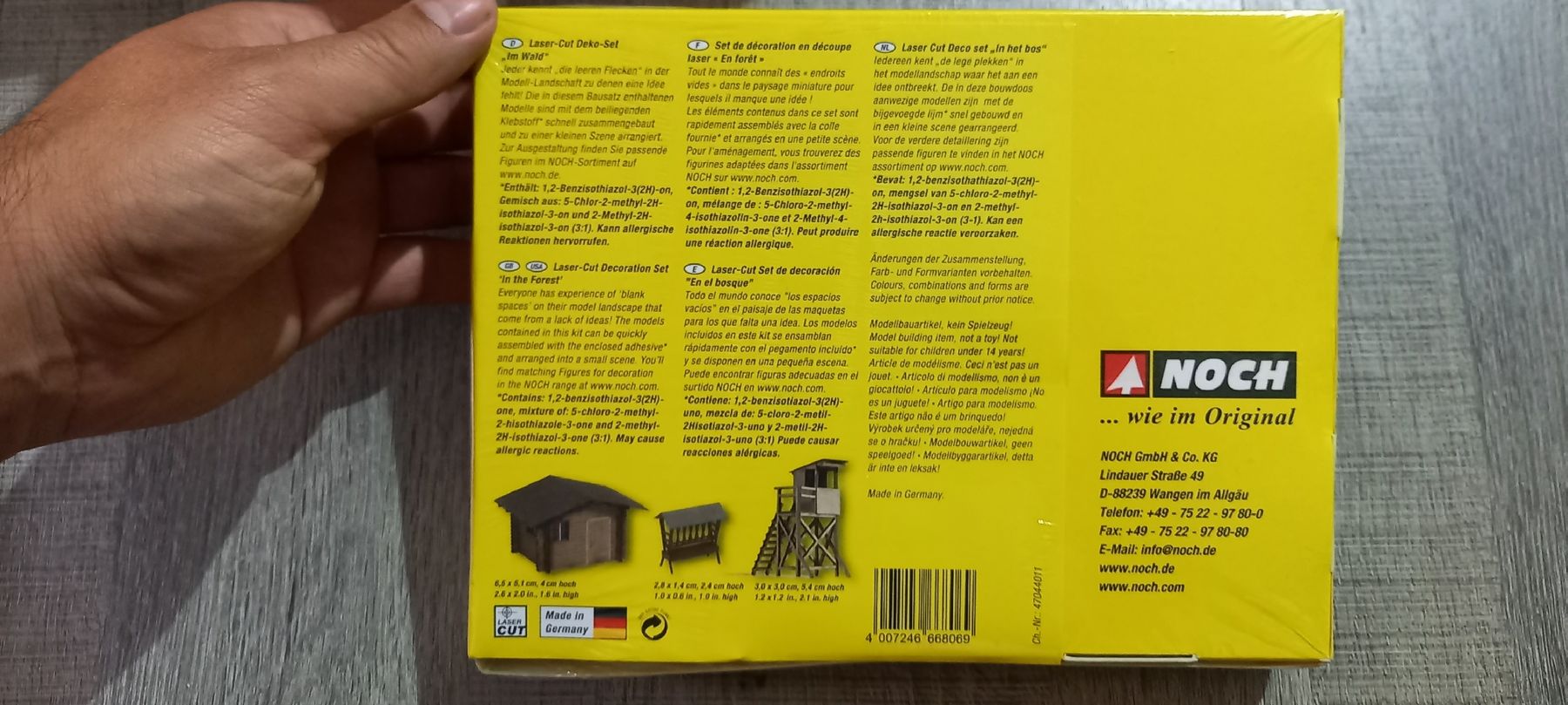 Noch Modellini di ferrovie: H0 Laser Cut Wald Set OVP – Nuovo e nell'imballaggio originale da Herisau venduto da frp_b5zm 1