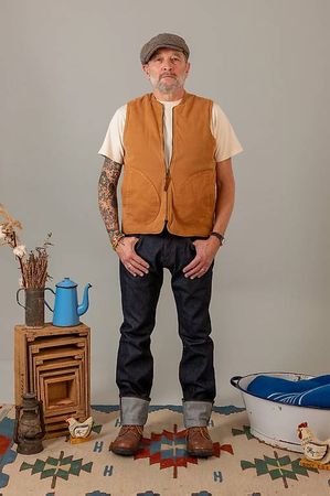 Hen's Teeth PADDED CANVAS VEST
