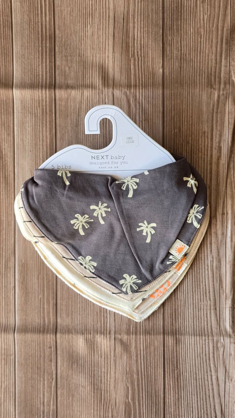 Baby-Mahlzeiten: 👣 Next Baby Halstücher / Lätzchen 5er-Pack – Neu und originalverpackt aus Thalwil von VitaMini 2