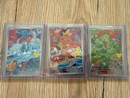 💥Pokemon First Partner - Serie 3 - 3-er Set Promo - 30th💥