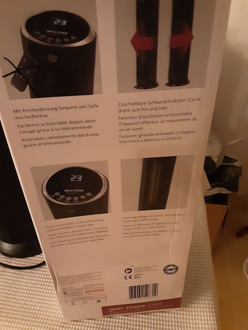 Radiatori: ENDET..MIOSTAR Heizturm 2000W, neuwertig, – Nuovo (secondo la descrizione) da wolfhalden venduto da 46464646 2