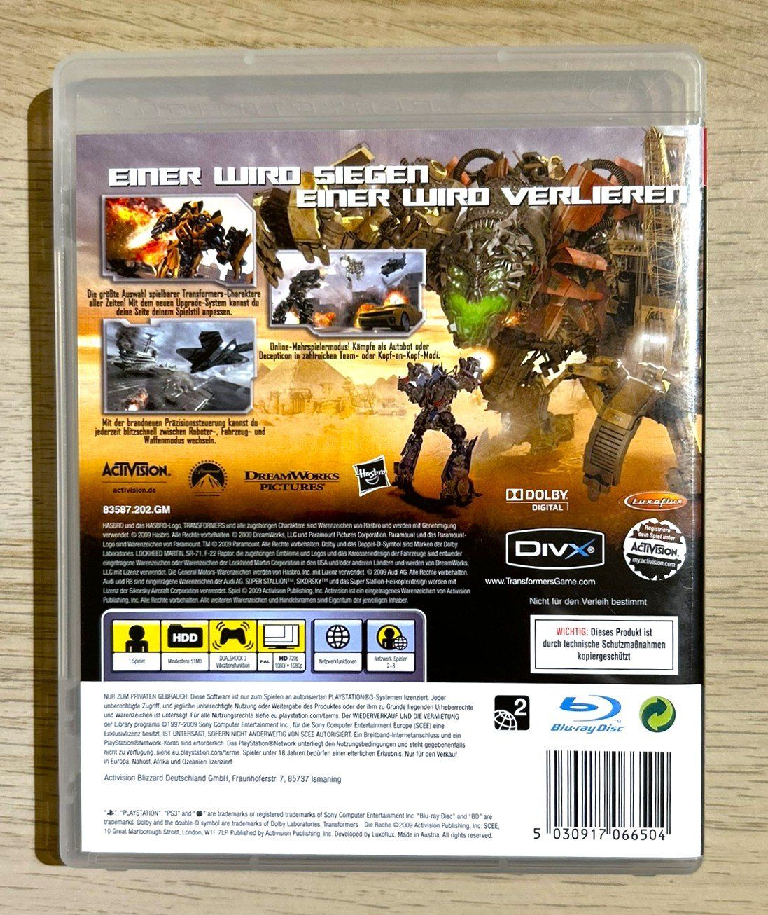 Sony Jeux: Transformers Die Rache PS3 – D'occasion à St. Gallen par Alpine.Arcade 1
