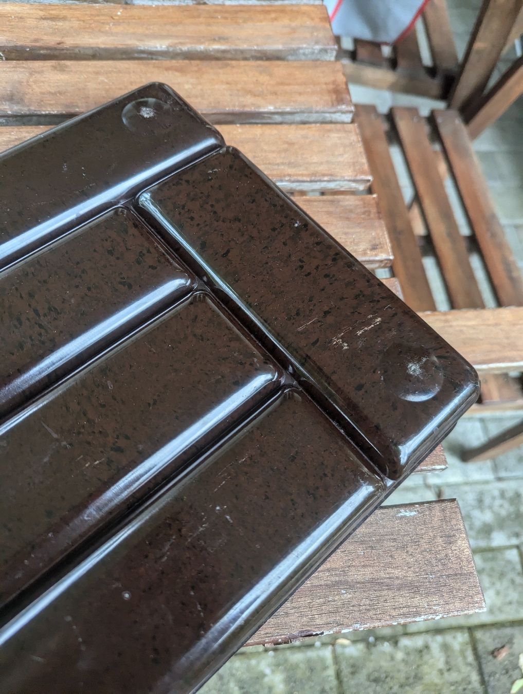 Elettrodomestici da cucina: Vintage Bakelite Brown Kitchen Utensil Tray - Owo – Usato da Erlinsbach SO venduto da Meytalien 4