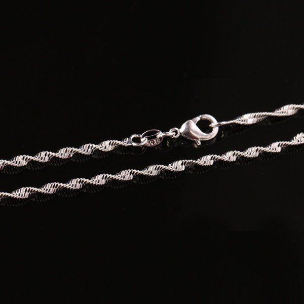 Ketten: 2WT31-925 Sterling Silber Halskette 55cm – Neu und originalverpackt aus Bellach von Swisso-Be1 2