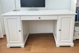Schreibtisch Ikea HEMNES weiss