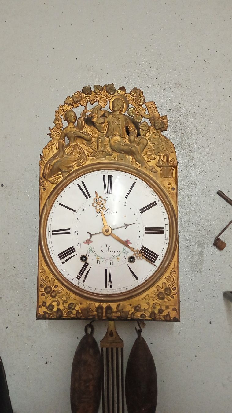 Orologi da terra & Orologi da parete: Antike Wanduhr mit Pendel – Usato da Biel/Bienne venduto da geo_8dsy 1